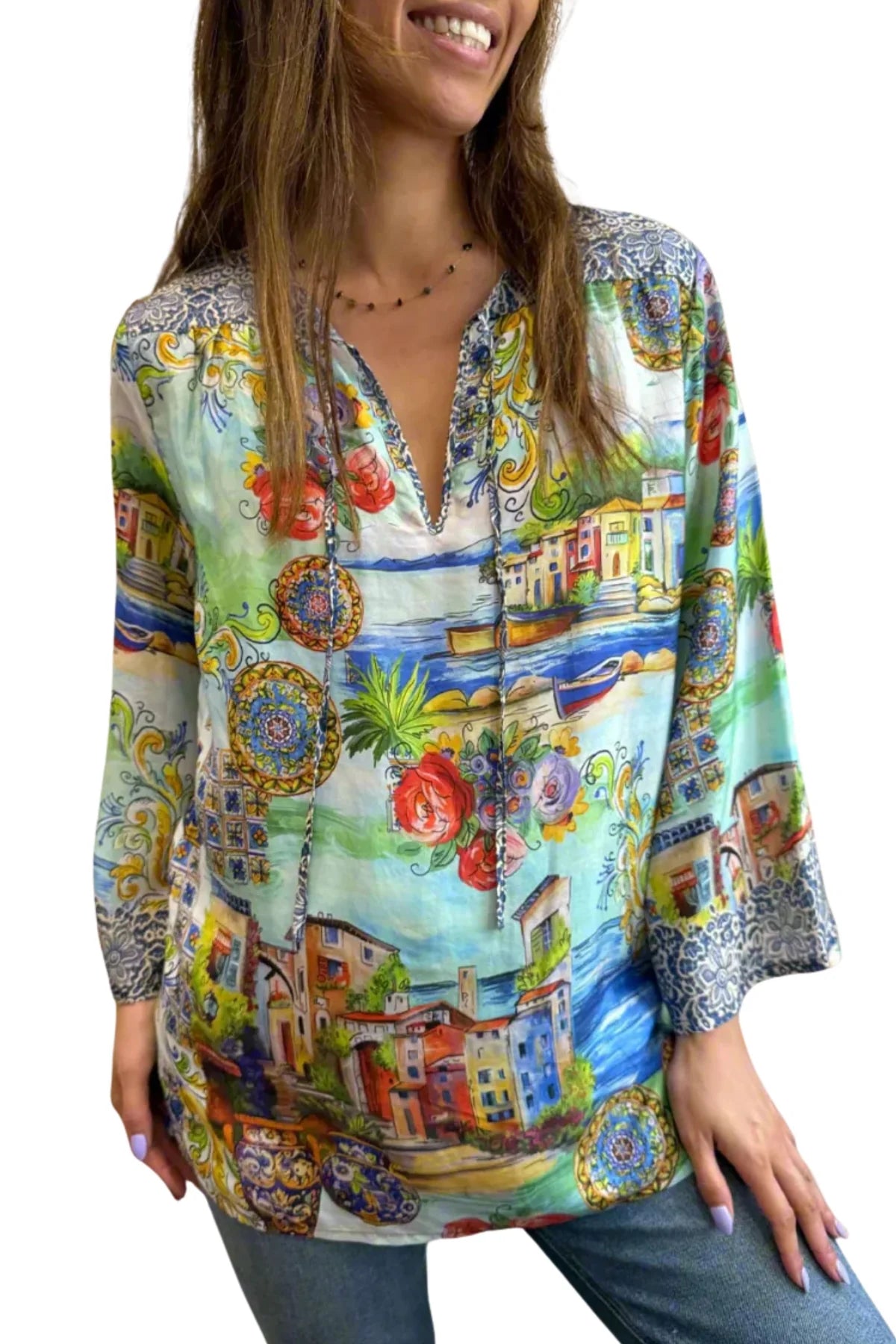 Johnny Was - Lepin Flowy Blouse