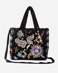 Johnny Was - Pacifica Quilted Velvet Tote Bag