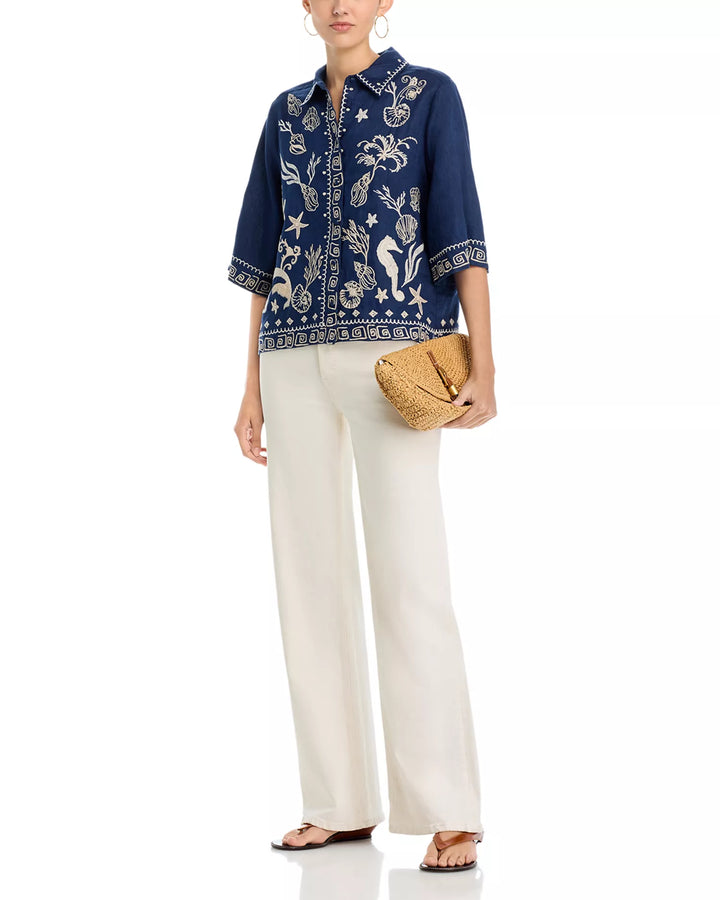 Johnny Was - Relaxed Kimono Shirt - Meri