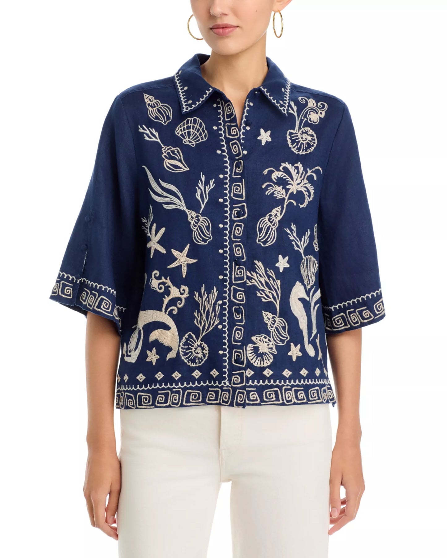 Johnny Was - Relaxed Kimono Shirt - Meri