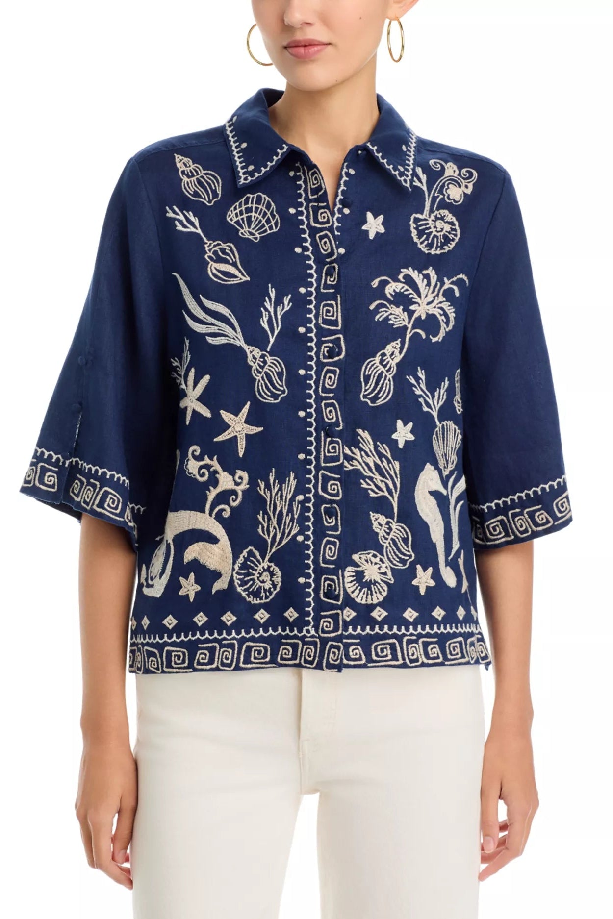Johnny Was - Relaxed Kimono Shirt - Meri