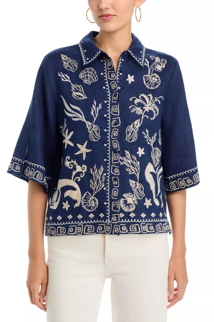 Johnny Was - Relaxed Kimono Shirt - Meri