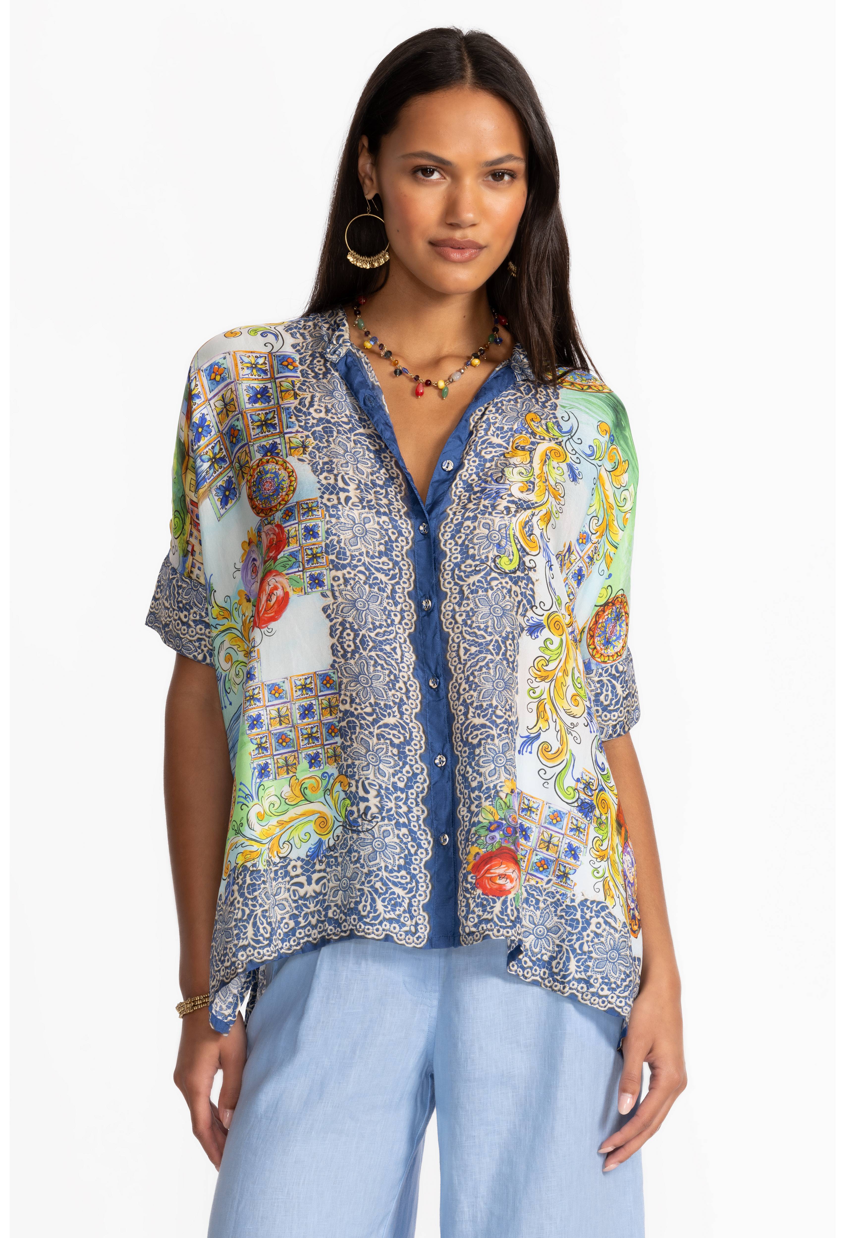 Johnny Was - Shiro Button Down Shirt