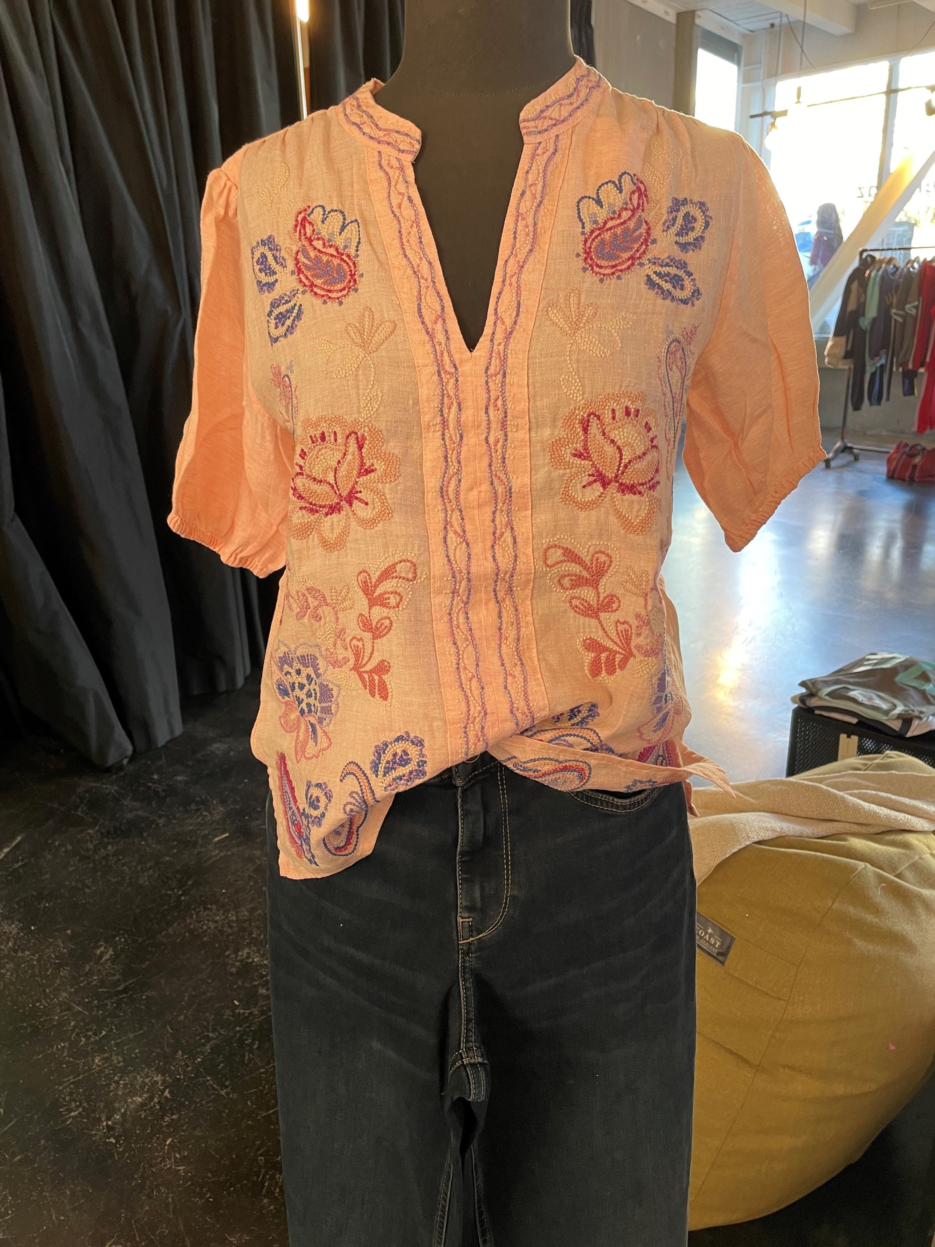 Johnny Was - Short Sleeve Paris Blouse