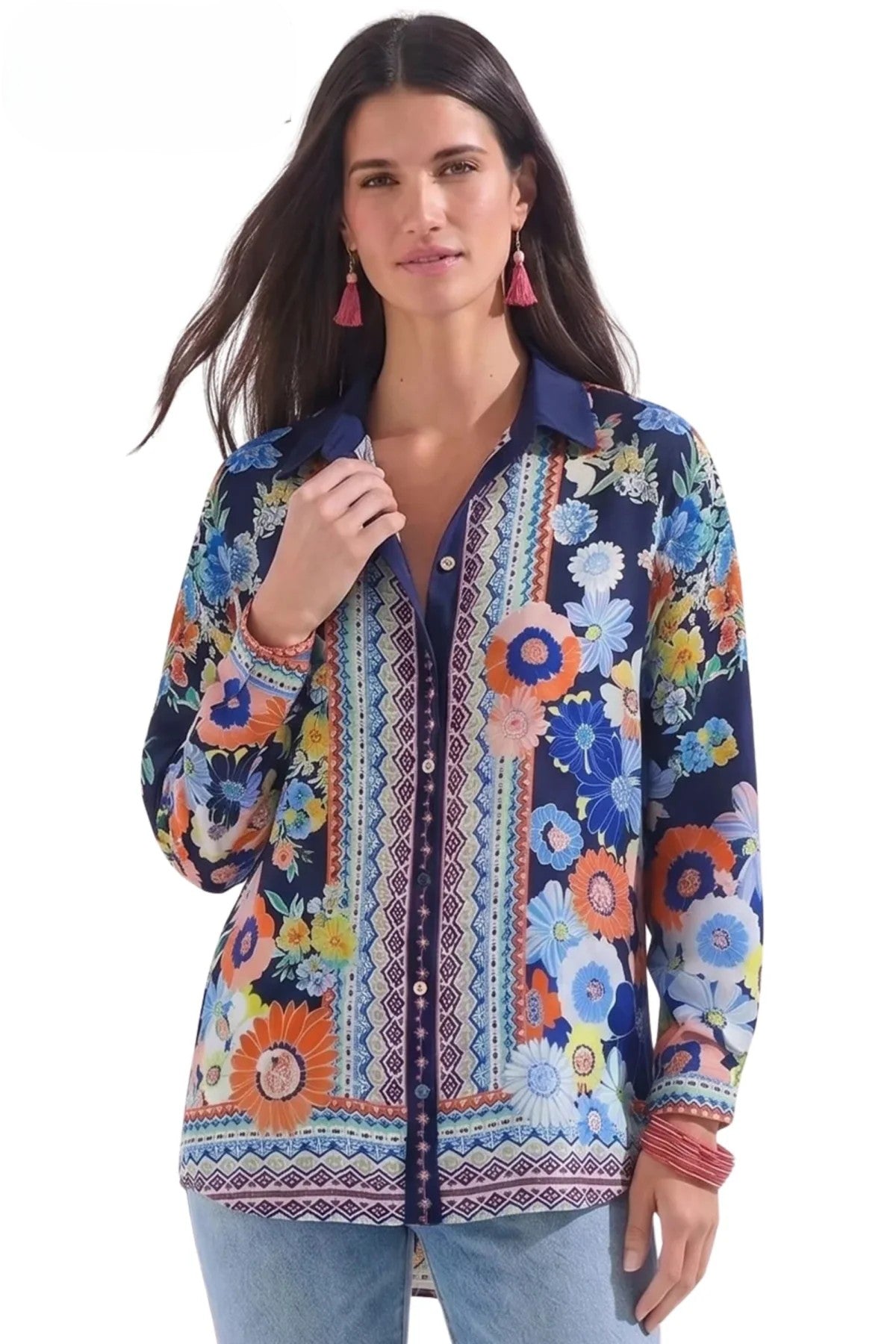 Johnny Was - The Audrey Button Up Shirt - Tiana