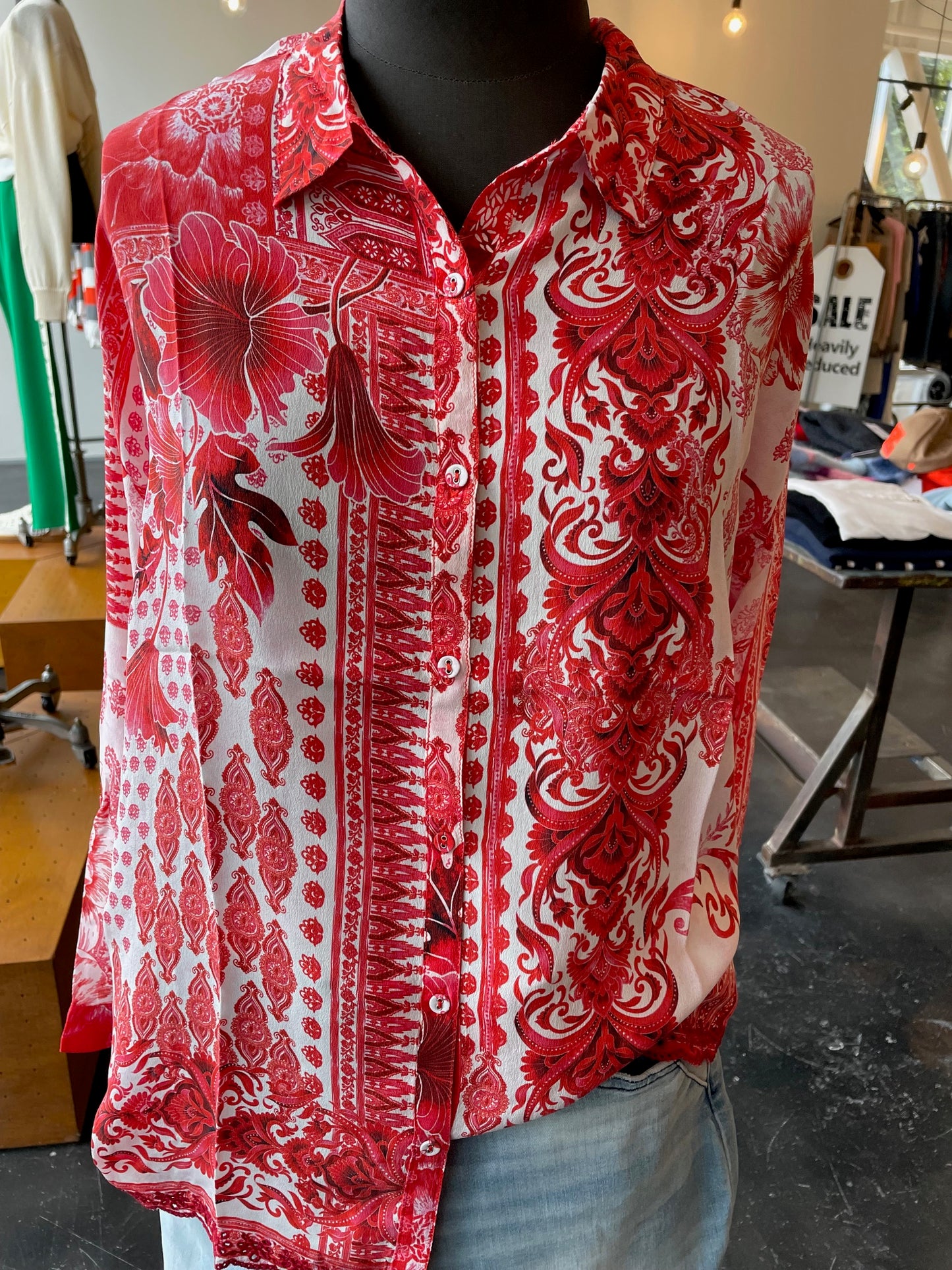 Johnny Was -The Audrey Button Up Shirt Diantha