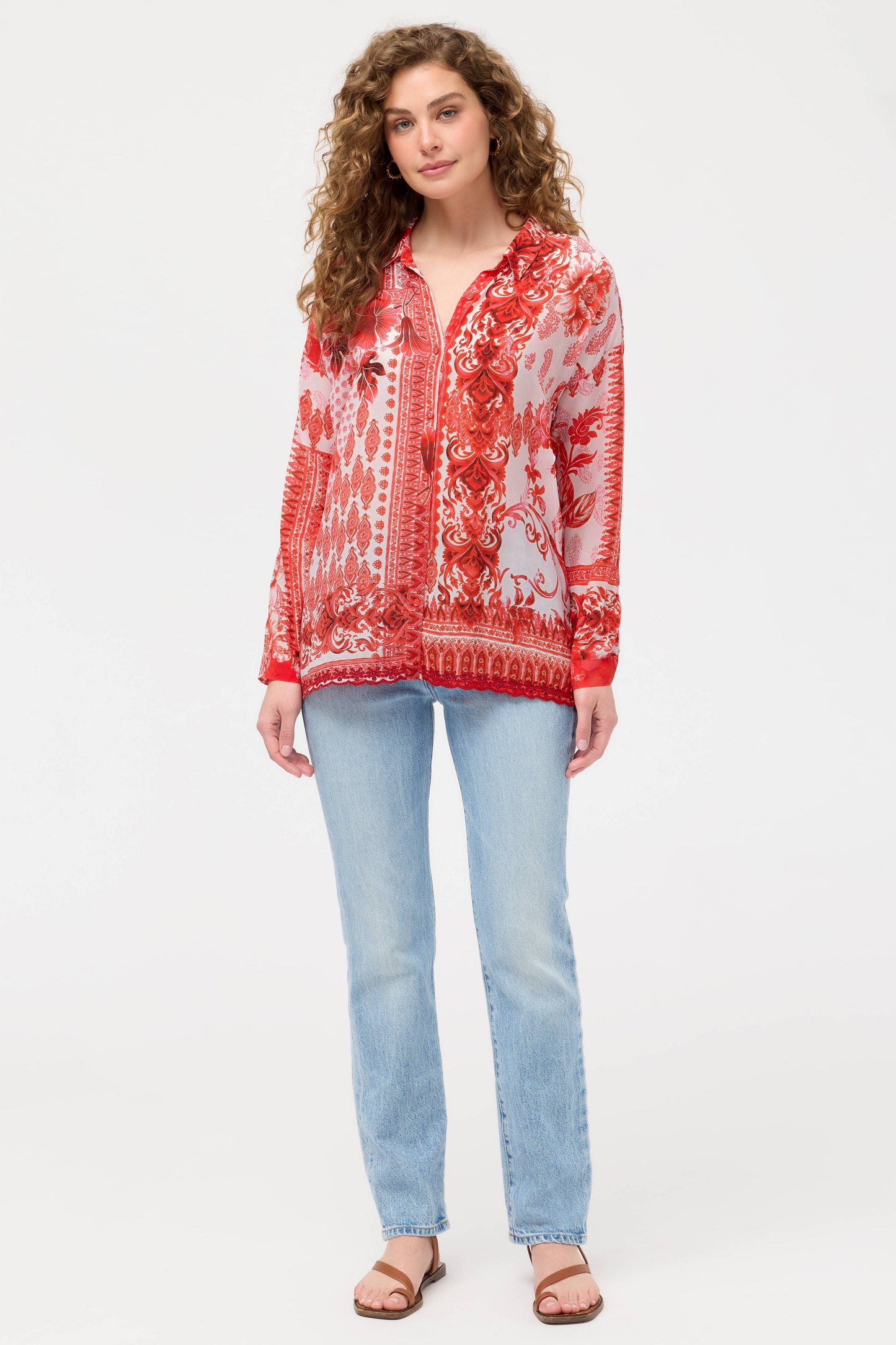 Johnny Was -The Audrey Button Up Shirt Diantha