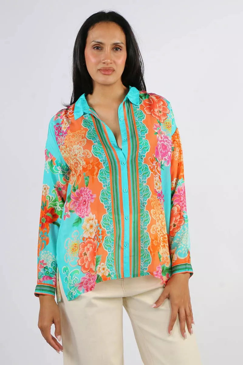 Johnny Was -The Audrey Button Up Shirt Edenia