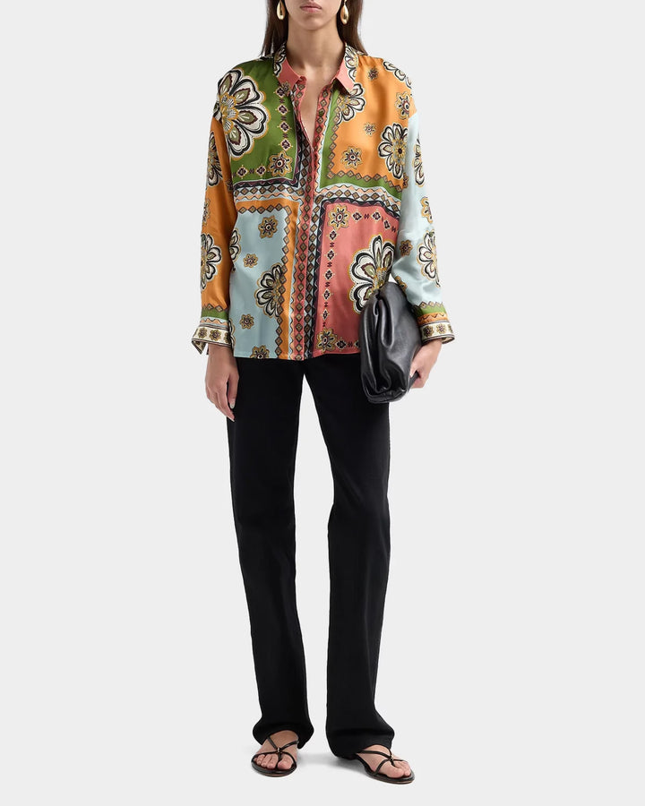 Johnny Was - The Audrey Shirt with Hidden Placket