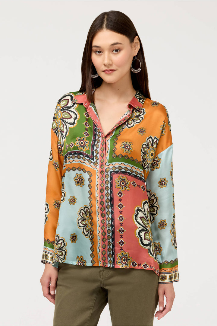 Johnny Was - The Audrey Shirt with Hidden Placket