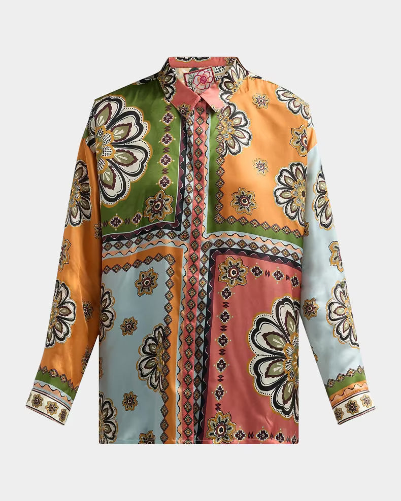 Johnny Was - The Audrey Shirt with Hidden Placket