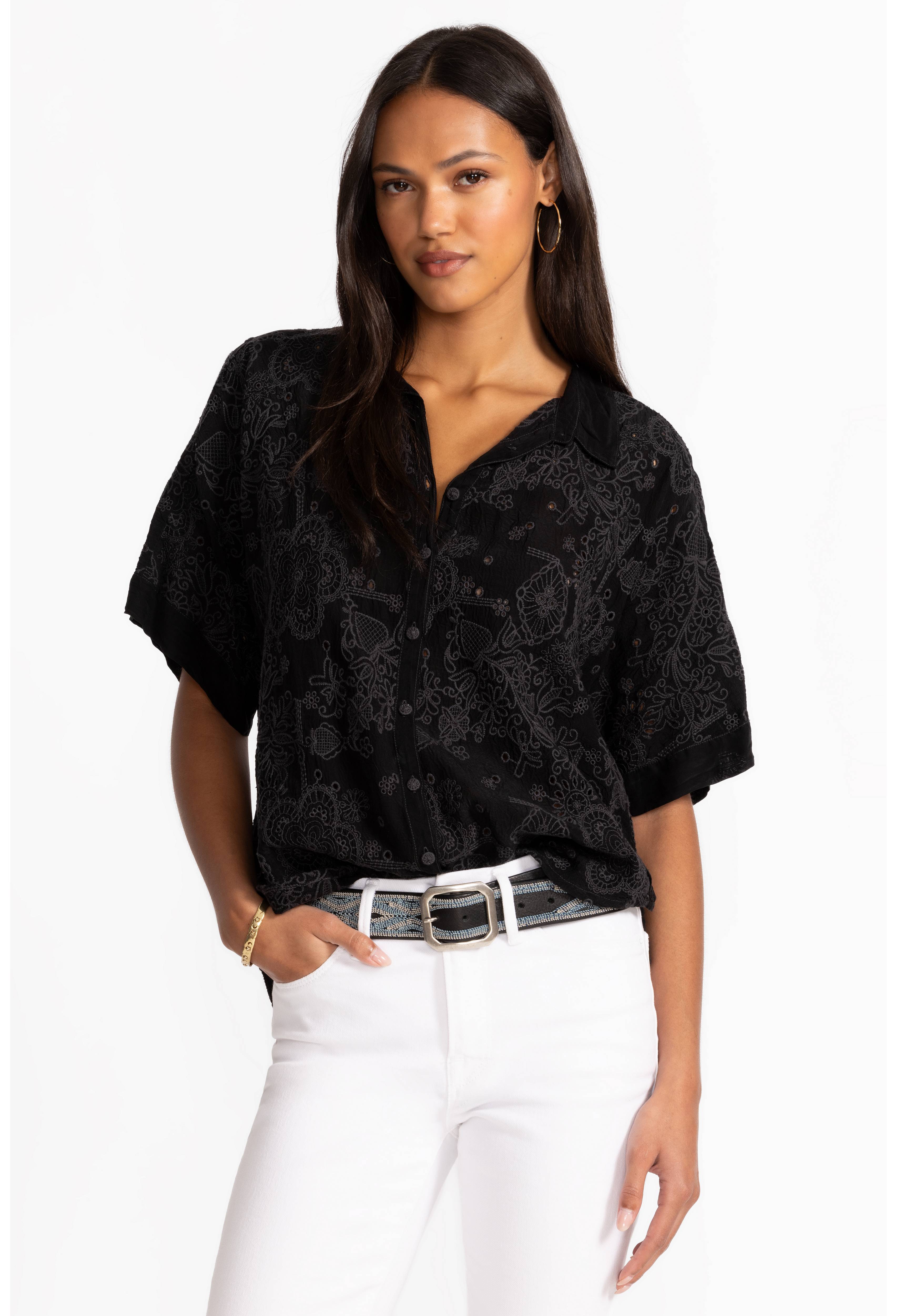 Johnny Was - The Audrey Short Sleeve Shirt