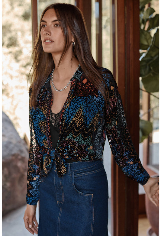 Johnny Was - Audrey Oversized Burnout Blouse