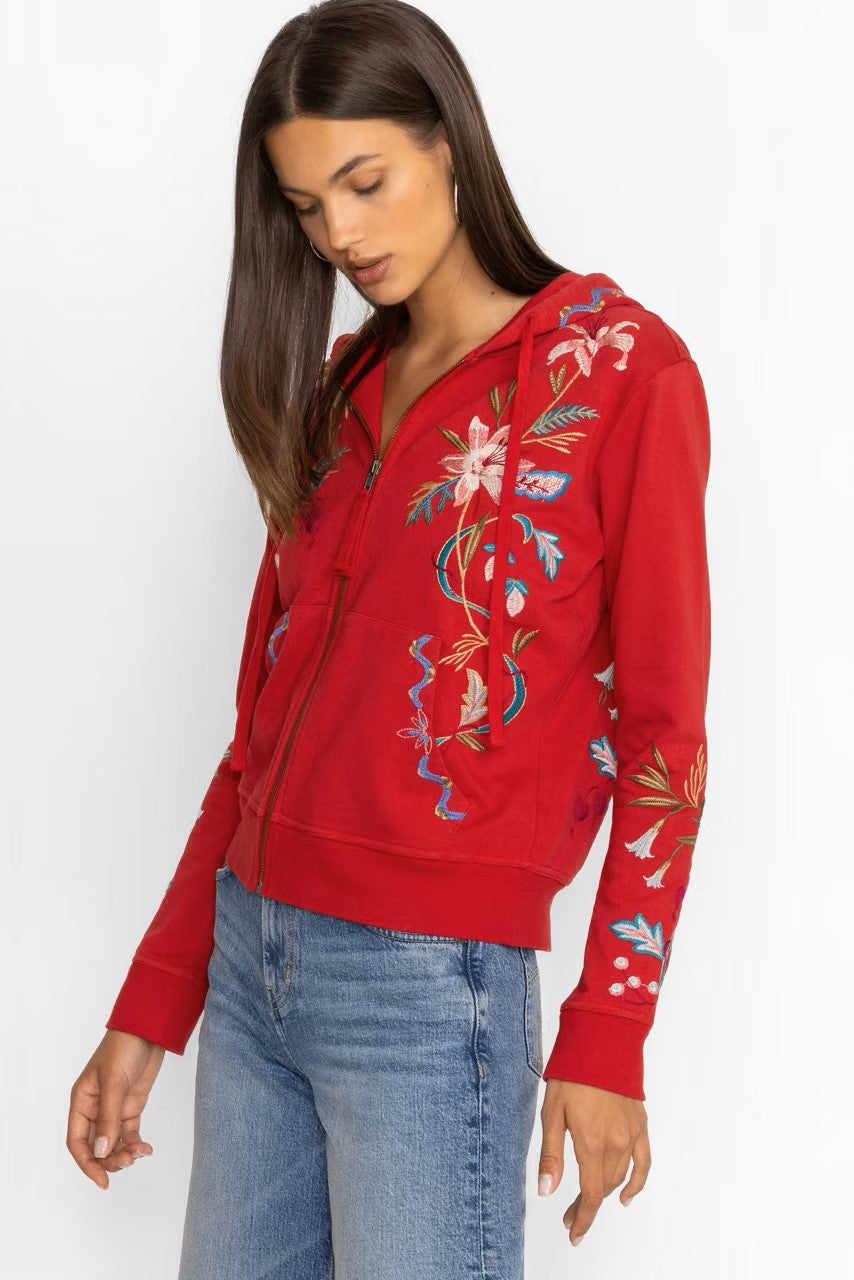 Johnny Was - Amarylla Zip Up Hoodie
