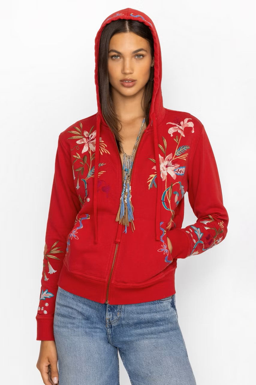 Johnny Was - Amarylla Zip Up Hoodie