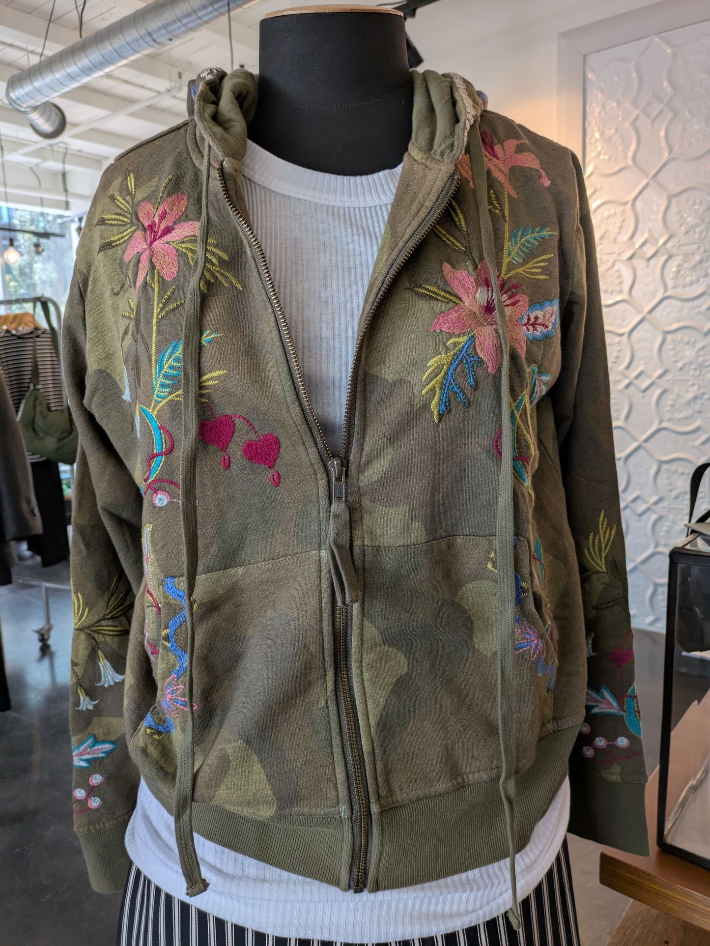 Johnny Was - Amarylla Zip Up Hoodie