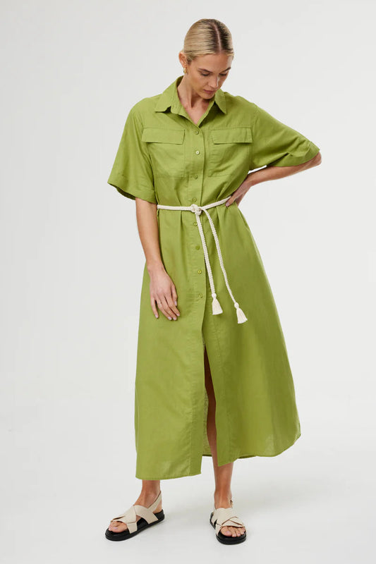 Kinney - Emelia Dress Kiwi
