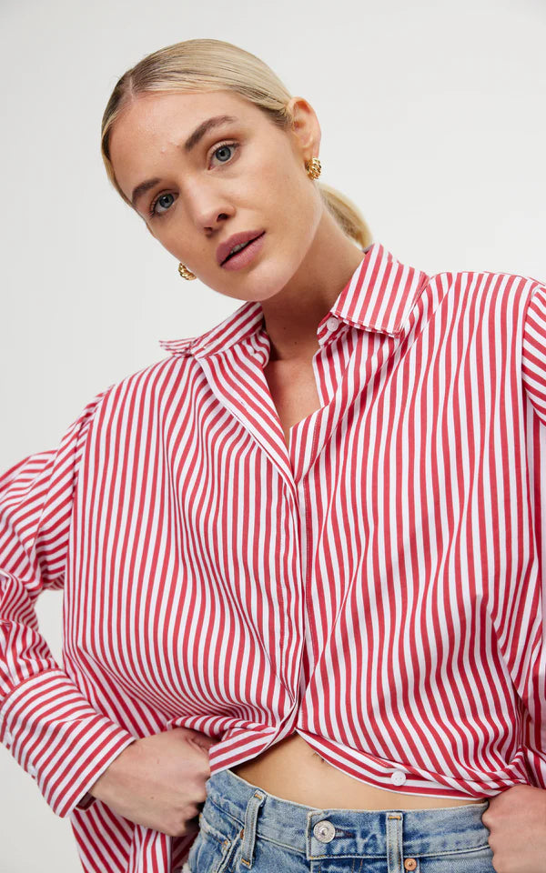 Kinney - Noah Shirt Fiesta Stripe