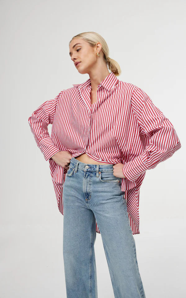 Kinney - Noah Shirt Fiesta Stripe