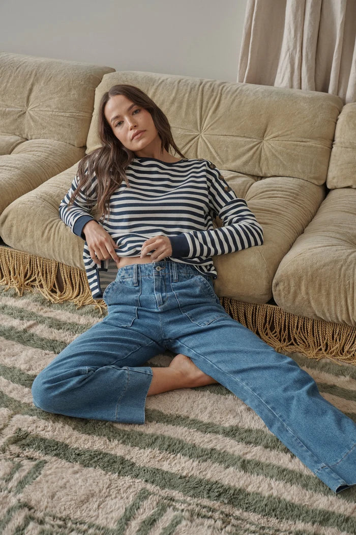 Kireina - Celeste Pant 70s Blue