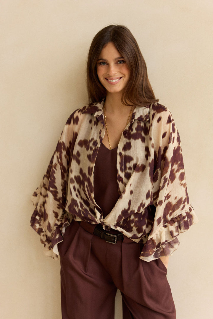 Lauren Vidal - Ava Pecan Shirt