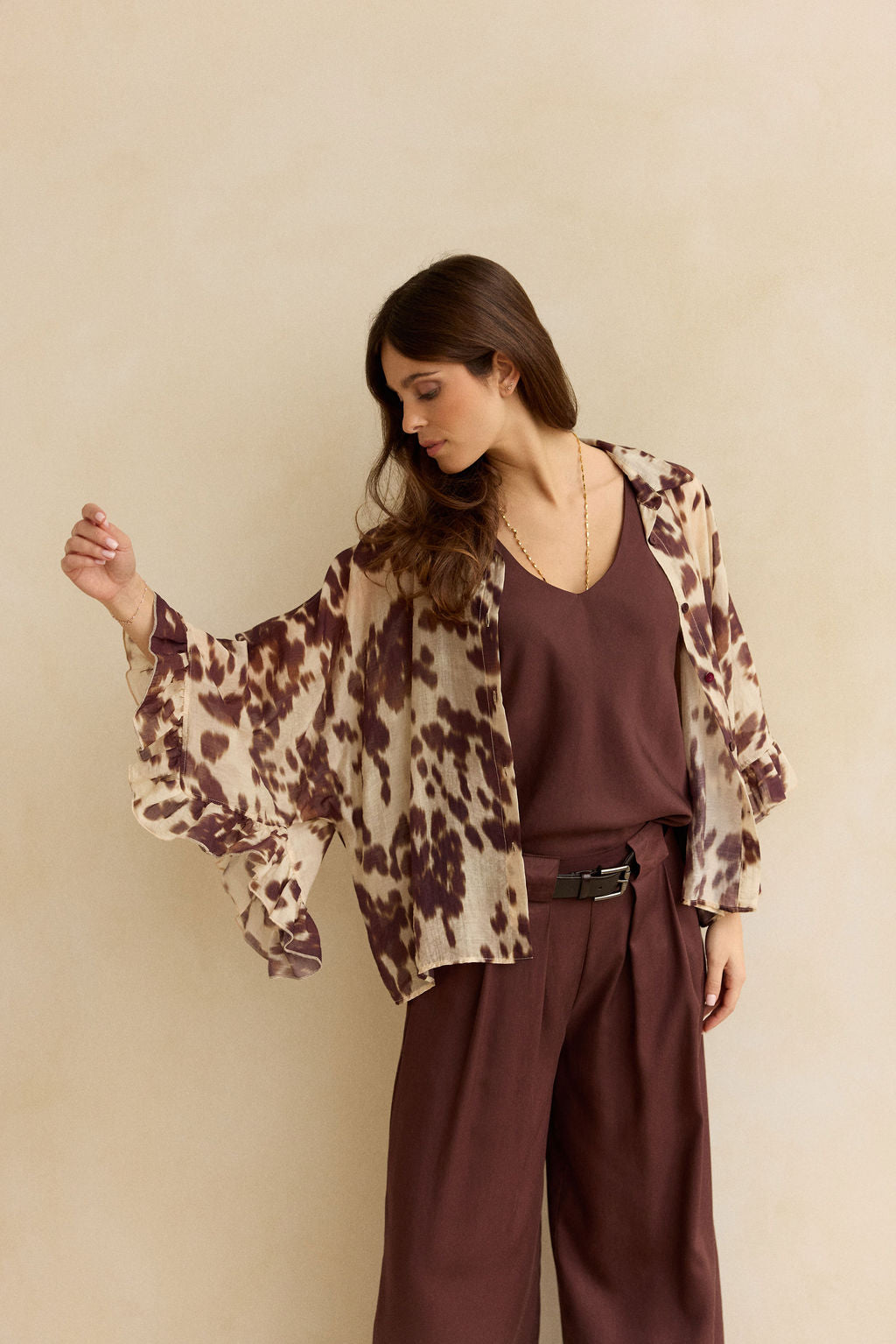 Lauren Vidal - Ava Pecan Shirt