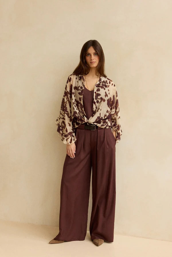 Lauren Vidal - Ava Pecan Shirt