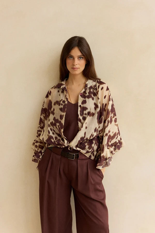 Lauren Vidal - Ava Pecan Shirt