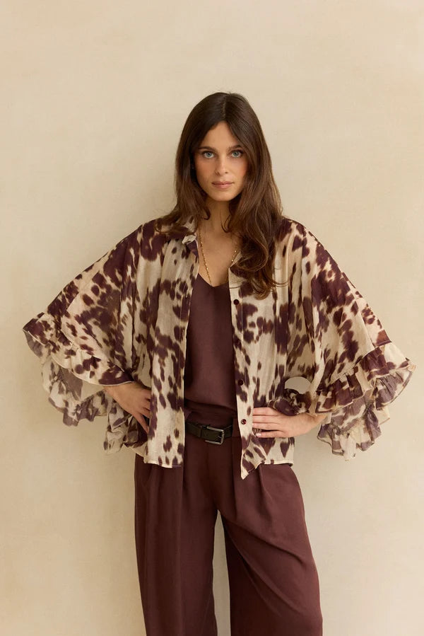 Lauren Vidal - Ava Pecan Shirt