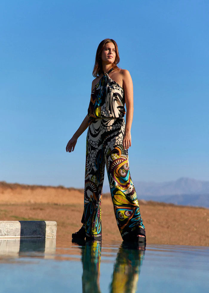 Lauren Vidal - Fluid Pop Print Pants