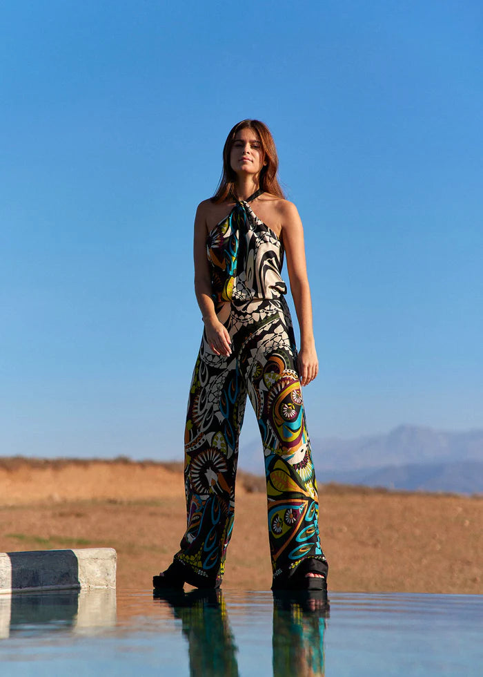 Lauren Vidal - Fluid Pop Print Pants