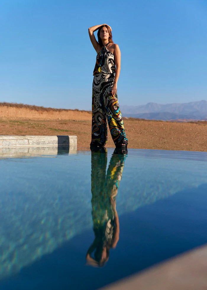 Lauren Vidal - Fluid Pop Print Pants