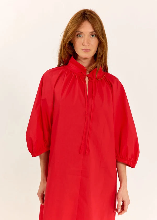 Lauren Vidal - Hello Poplin Midi Dress