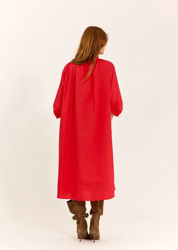 Lauren Vidal - Hello Poplin Midi Dress