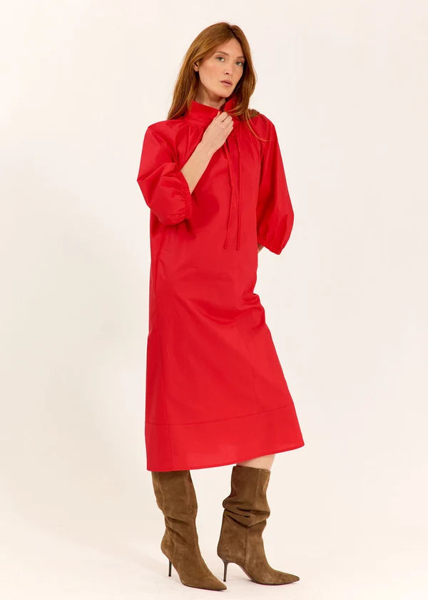 Lauren Vidal - Hello Poplin Midi Dress