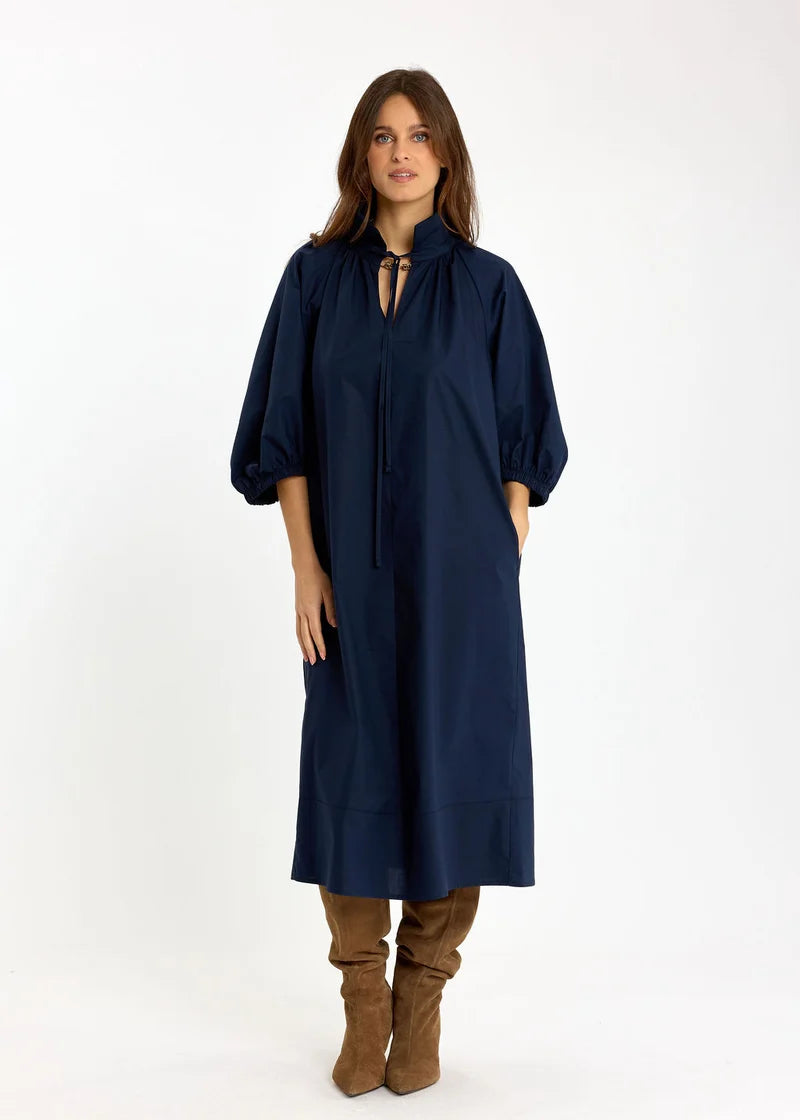Lauren Vidal - Hello Poplin Midi Dress