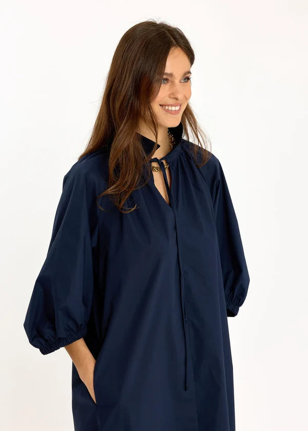 Lauren Vidal - Hello Poplin Midi Dress