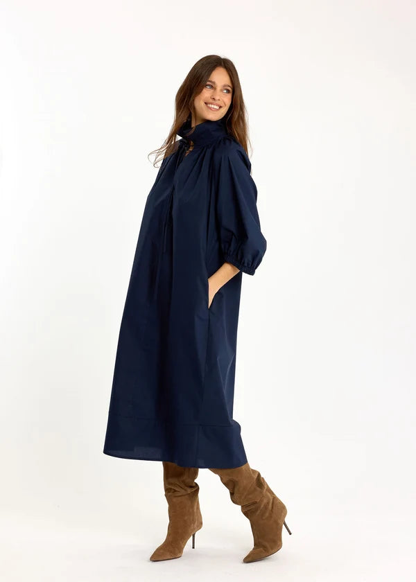 Lauren Vidal - Hello Poplin Midi Dress