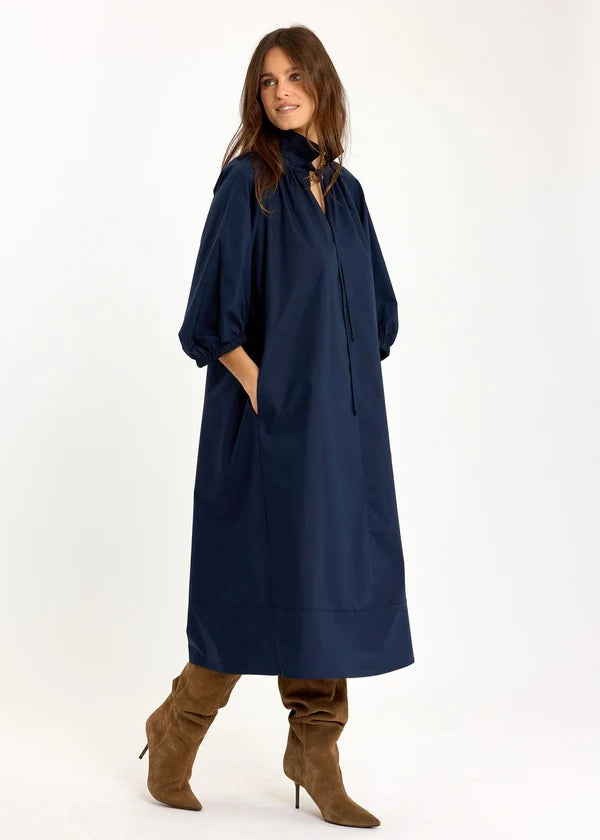 Lauren Vidal - Hello Poplin Midi Dress