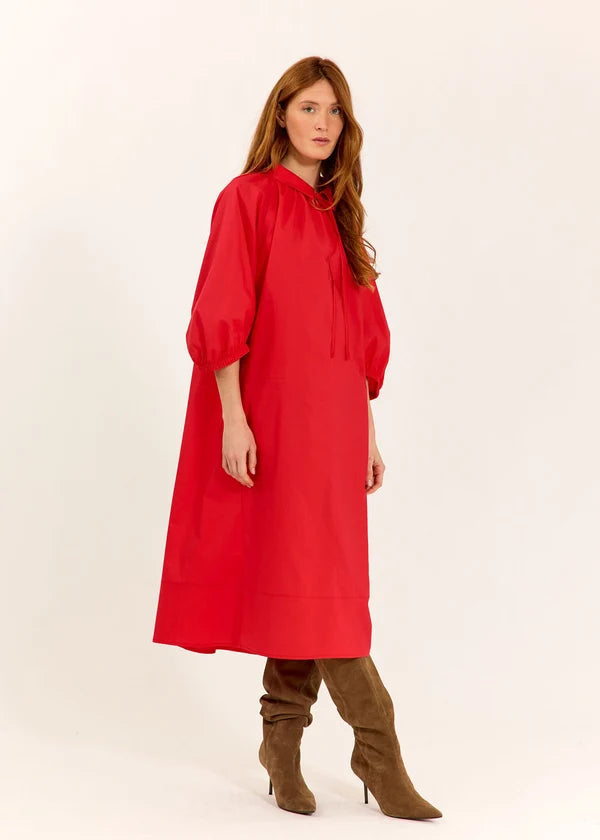 Lauren Vidal - Hello Poplin Midi Dress