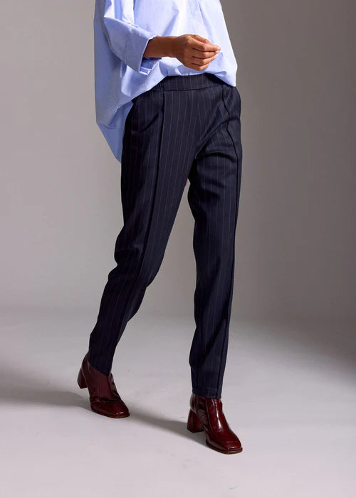 Lauren Vidal - Ivane Tailored Striped Trousers