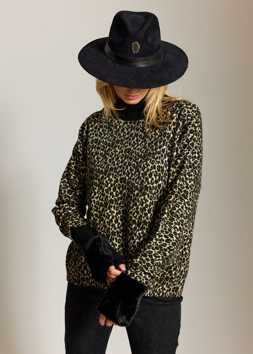 Lauren Vidal - Leopard Coyote Sweater