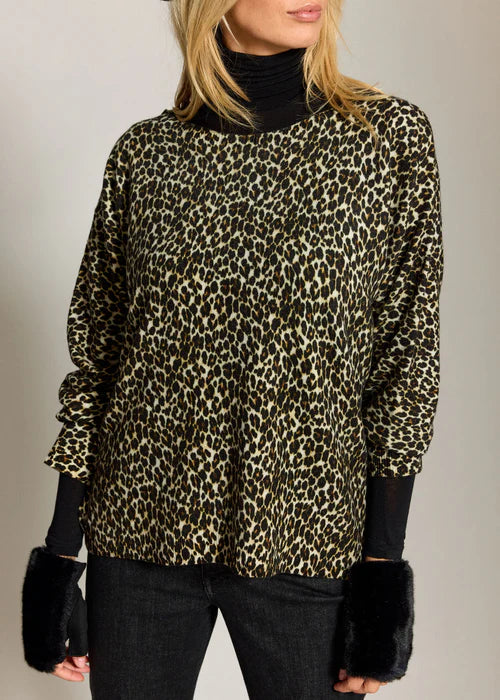 Lauren Vidal - Leopard Coyote Sweater