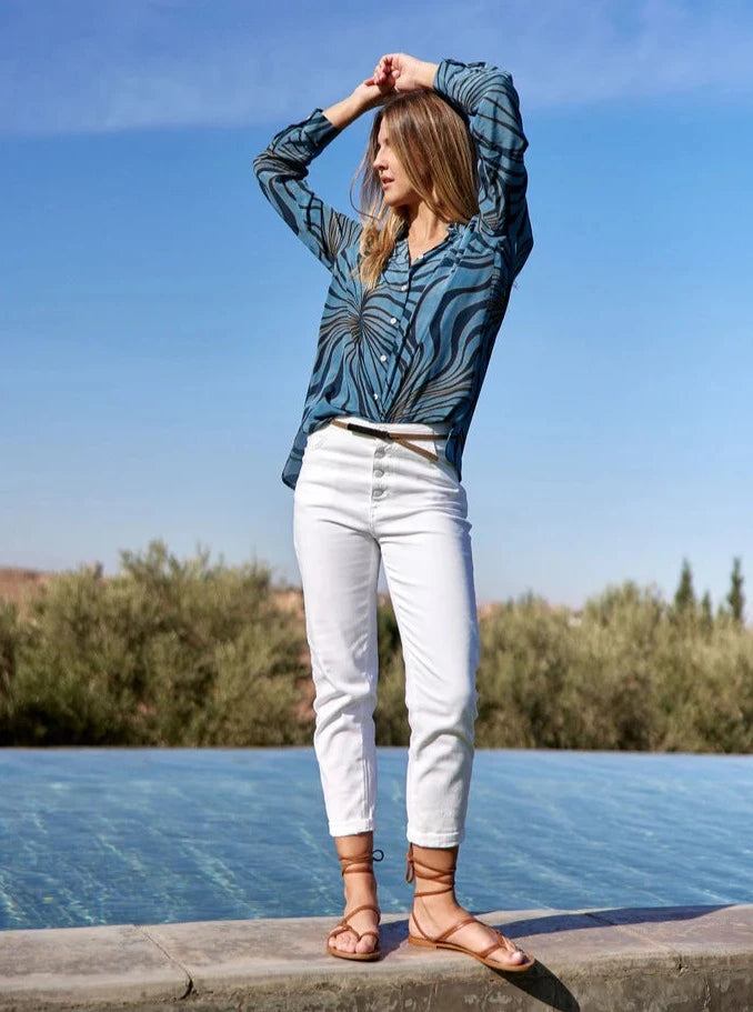 Lauren Vidal - Pyla Buttoned Jeans