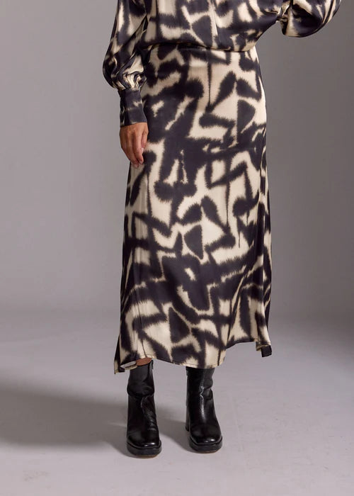 Lauren Vidal - Ross Printed Fitted Skirt