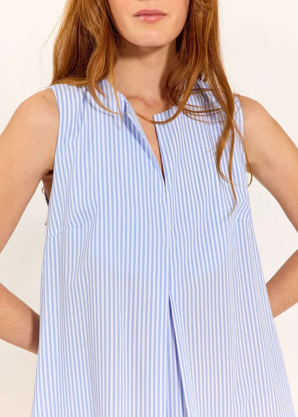 Lauren Vidal - Striped Poplin Alwen Dress