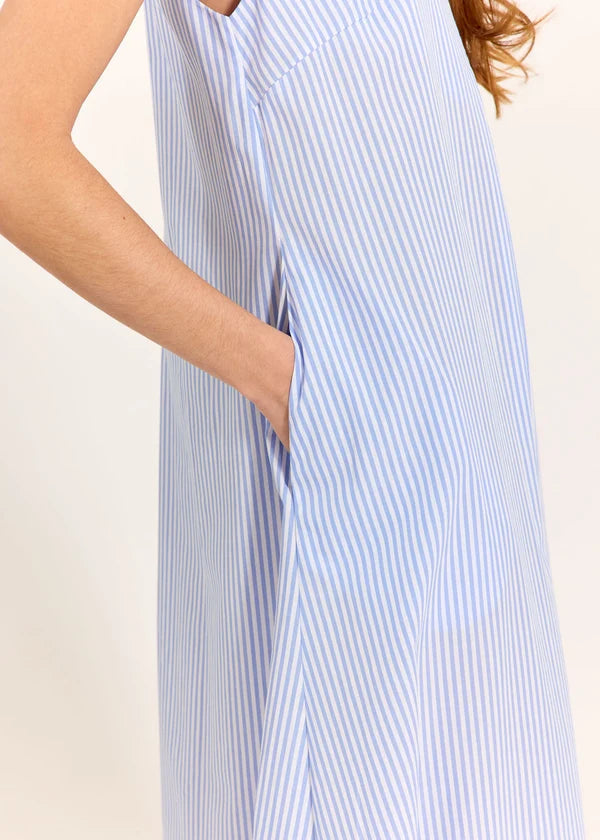 Lauren Vidal - Striped Poplin Alwen Dress