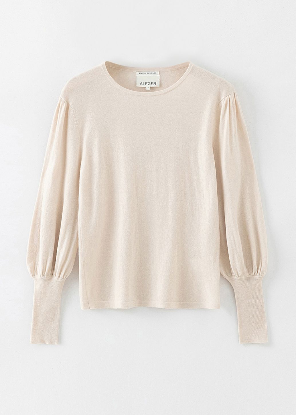 Aleger Cashmere - N.33 Cashmere Blend Bell Sleeve Top