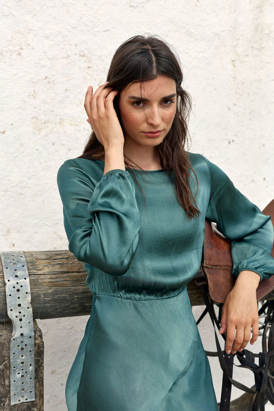 Lauren Vidal - Kimi Long Fitted Dress