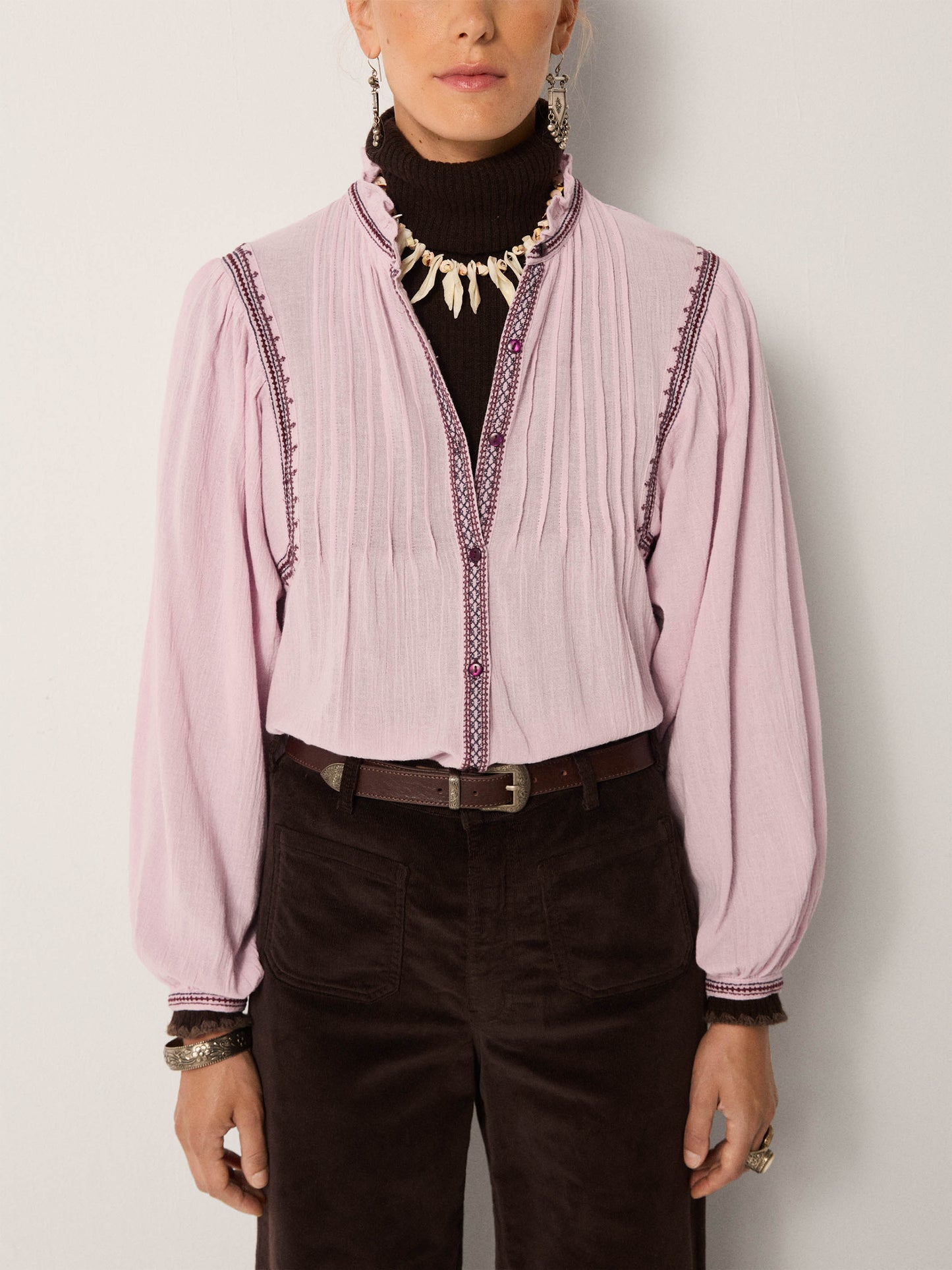 Maison Hotel - Lila Blouse
